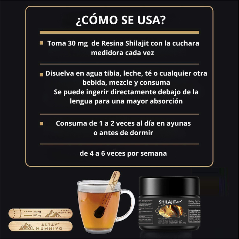 PURE HIMALAYAN SHILAJIT RESIN راتنج شيلاجيت الهيمالايا النقي