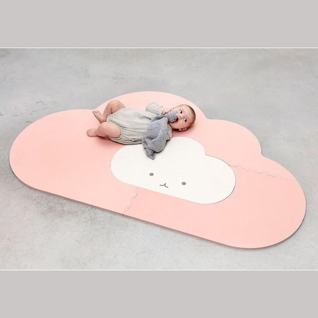 Quut Cloud Playmat - Pastel Pink