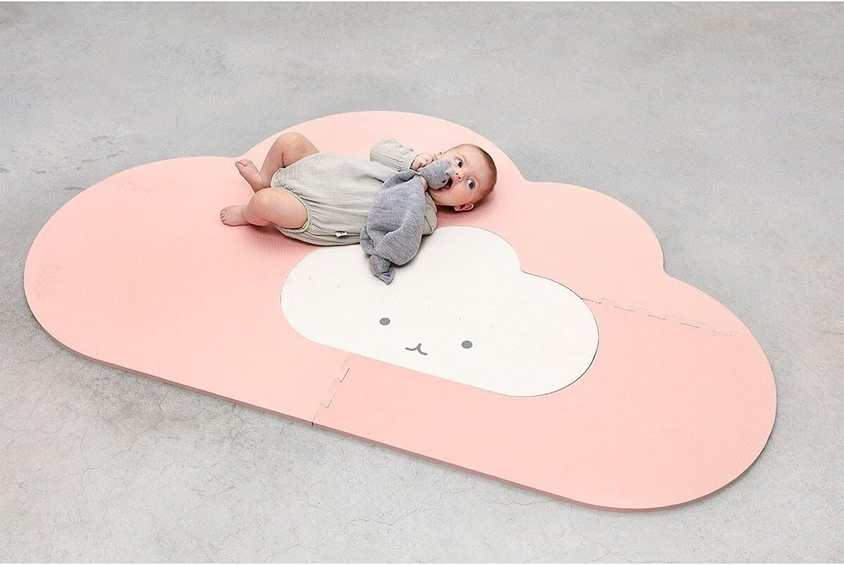 Quut Cloud Playmat - Pastel Pink