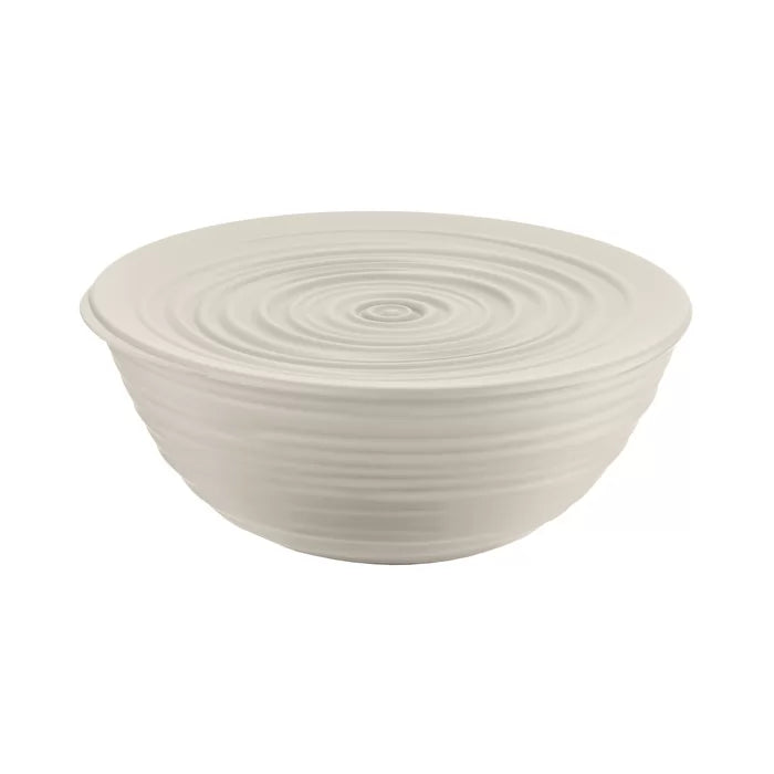 Guzzini L Bowl with lid White Milk