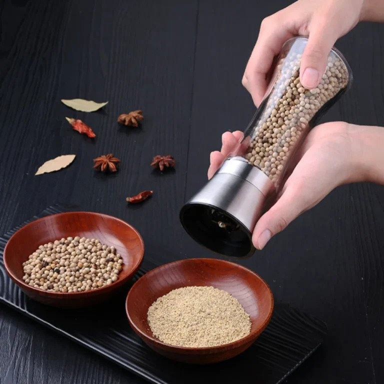Glass Salt & Pepper Grinder | مطحنة ملح وفلفل زجاجية - Medaid International
