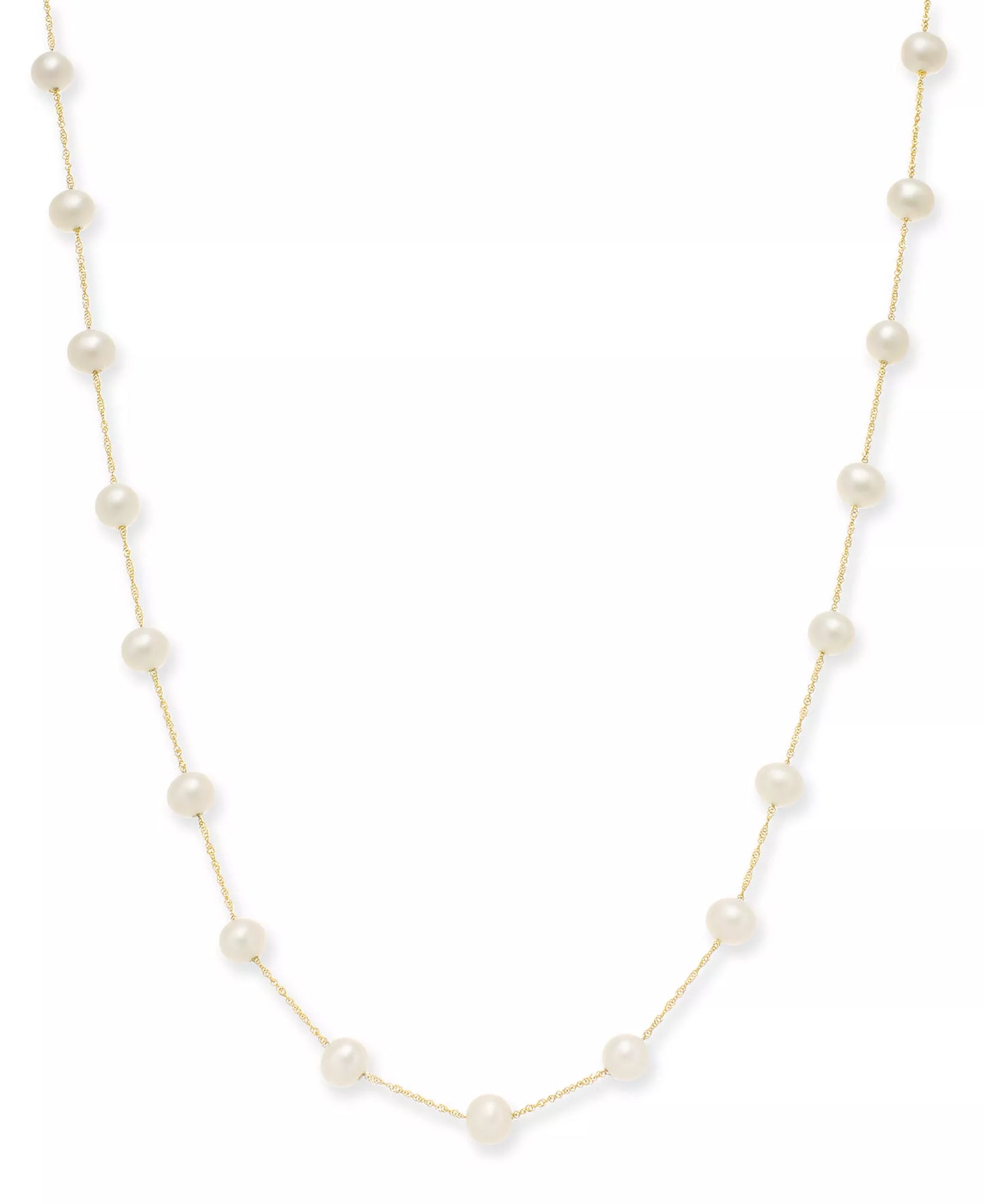 Effy Collection Women's 14K Gold Plated Cultured Freshwater Pearl 7mm Necklace | Effy Collection In Lebanon
