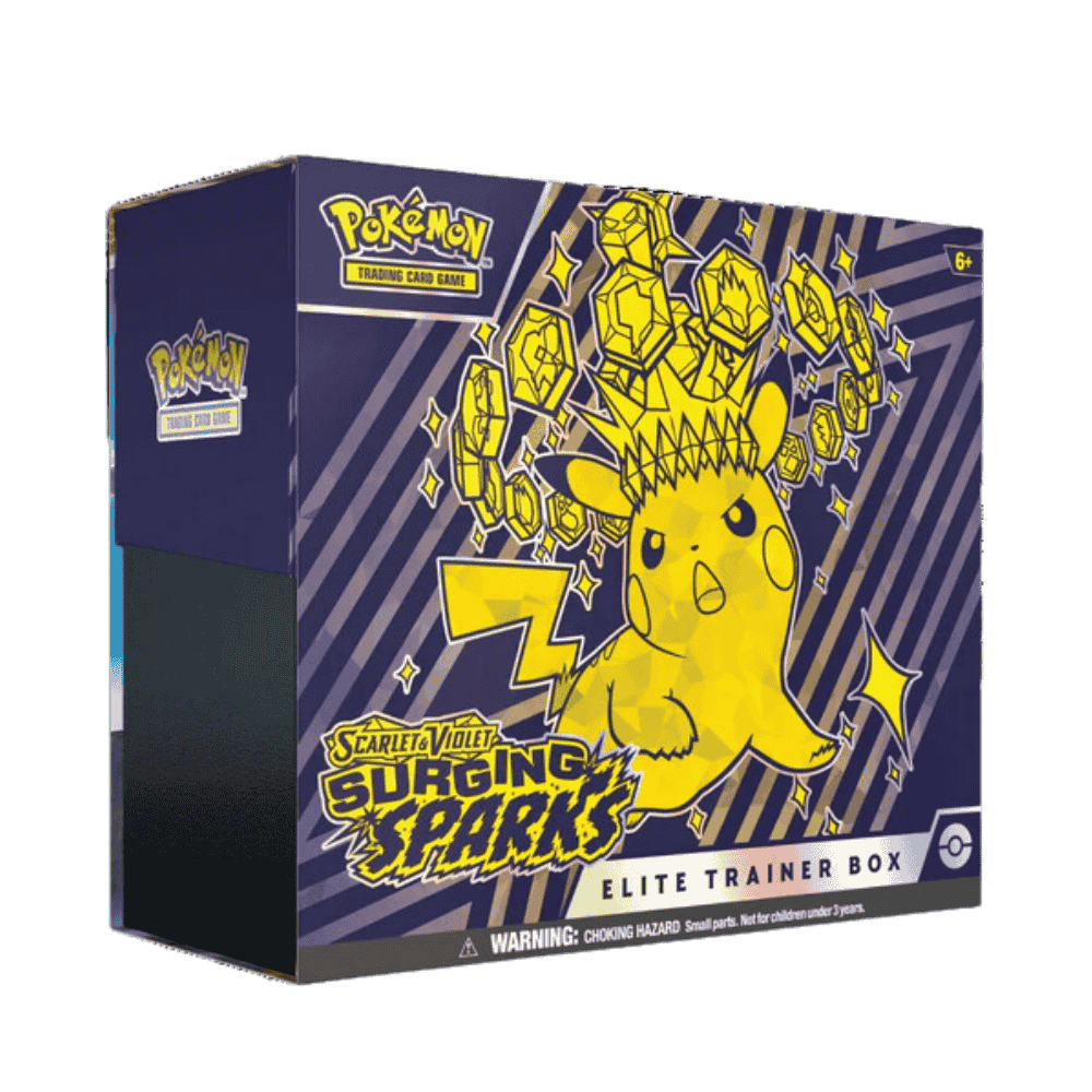 Pokemon TCG : Scarlet & Violet Surging Sparks (SV08) Elite Trainer Box EN - Medaid International