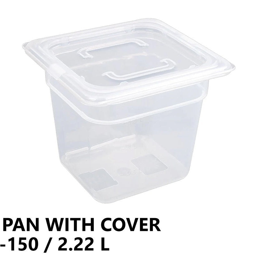 Gastronorm Plastic Storage Container 1/6 150 mm - 2.22L