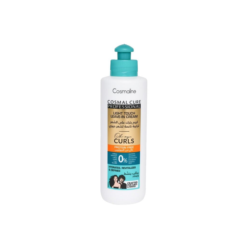 Cosmaline Cure Professional Oh My Curls Cream Shampoo Low Foam 500Ml