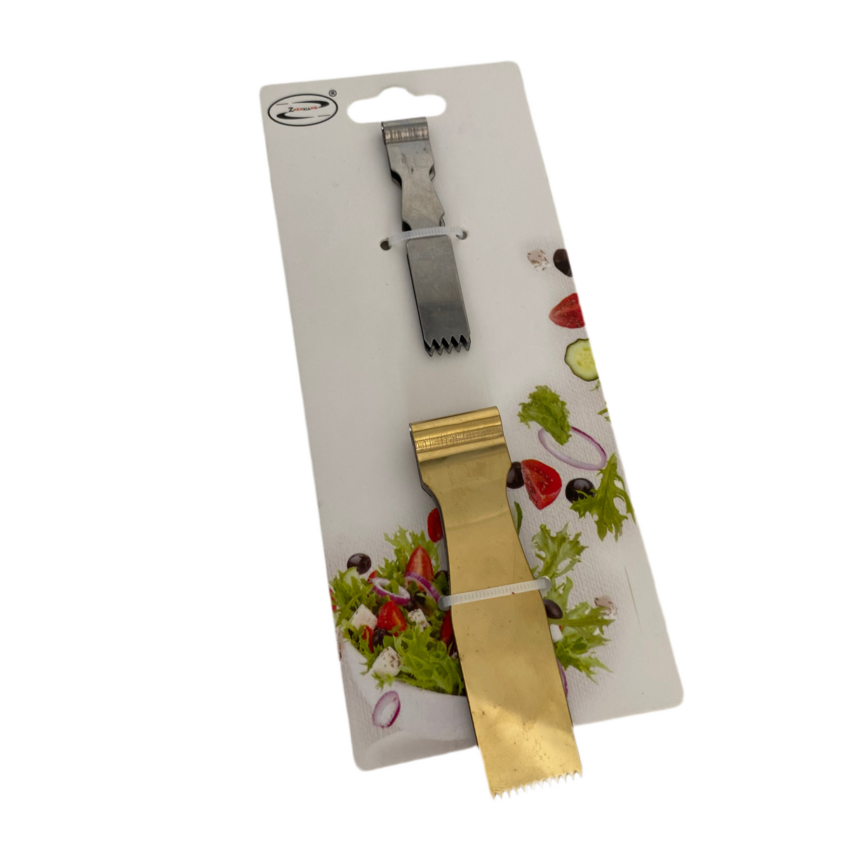 2 Pcs Stainless Steel Tongs