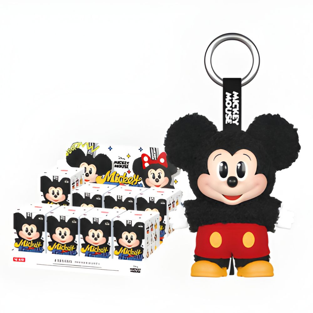 Mickey Mouse Family Cute Together Keychain Blind Box