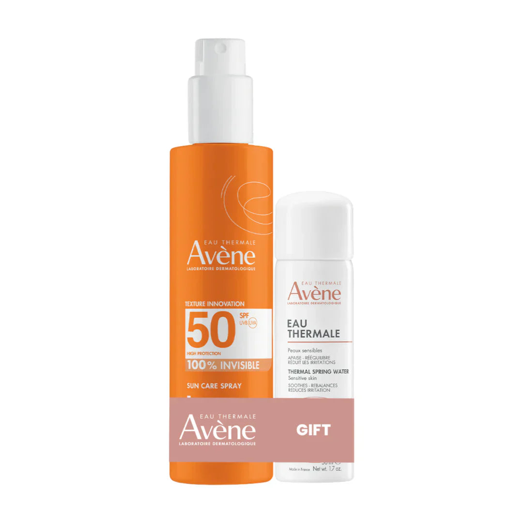 Avène Sunscreen spray SPF50+ 200ml Get Avène Thermal Spring Water Spray 50ml
