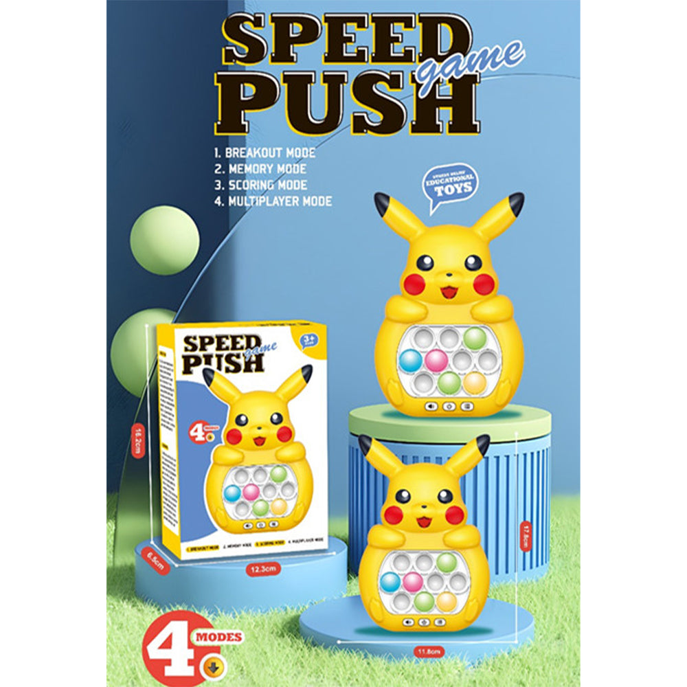 Pokemon Pikachu Push Game Console Fingertip Upgrade Squeeze Lebanon