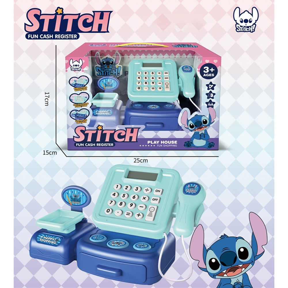 Stitch Multifunctional Simulation Cash Register Toy with Lights Sounds Lebanon