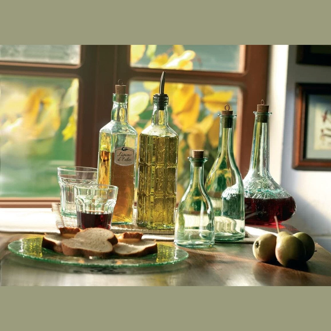 Bormioli rocco country home gotica bottle with cork lid