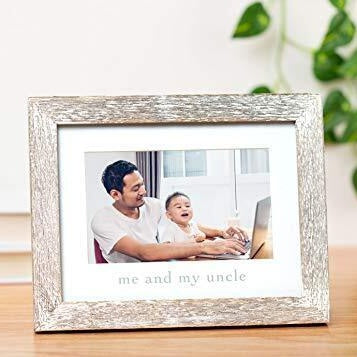 Me and My Uncle Sentiment Frame Rustic