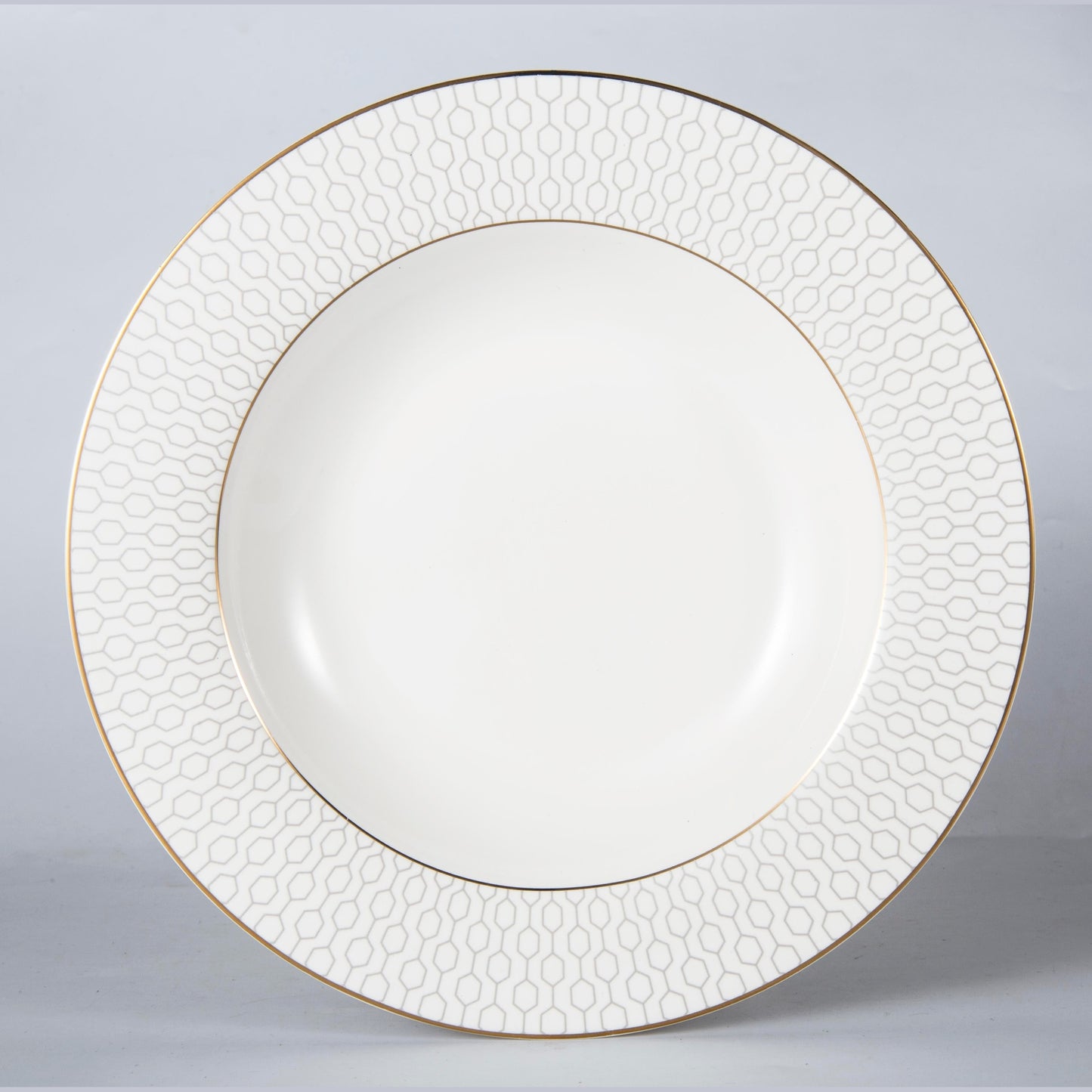 Symphony arris silver soup plate Ø:21.5cm