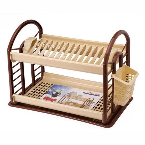 Two-Step Plastic Dish Drainer 07202