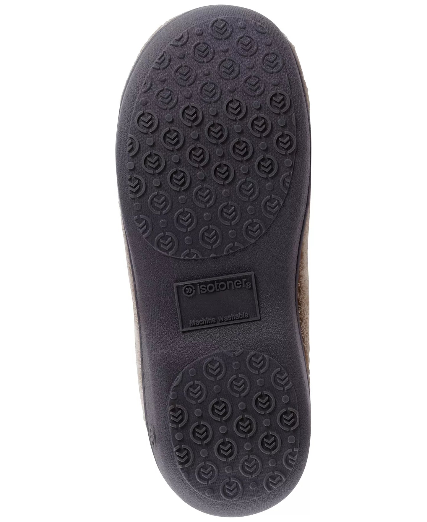 Isotoner Signature Women's Beige Microterry Pillowstep Slippers with Satin Trim Slipper |Isotoner Signature in Lebanon