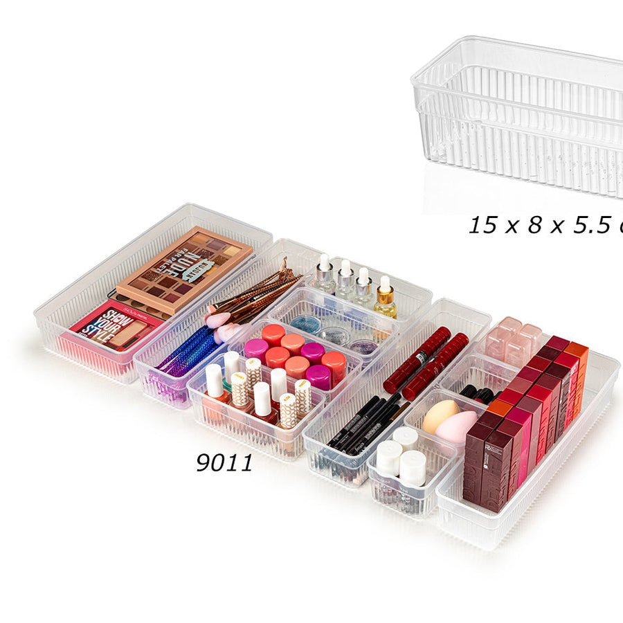 Small Transparent Drawer Organizer 15x8 cm
