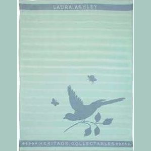Laura Ashley Mint Bird Tea towel