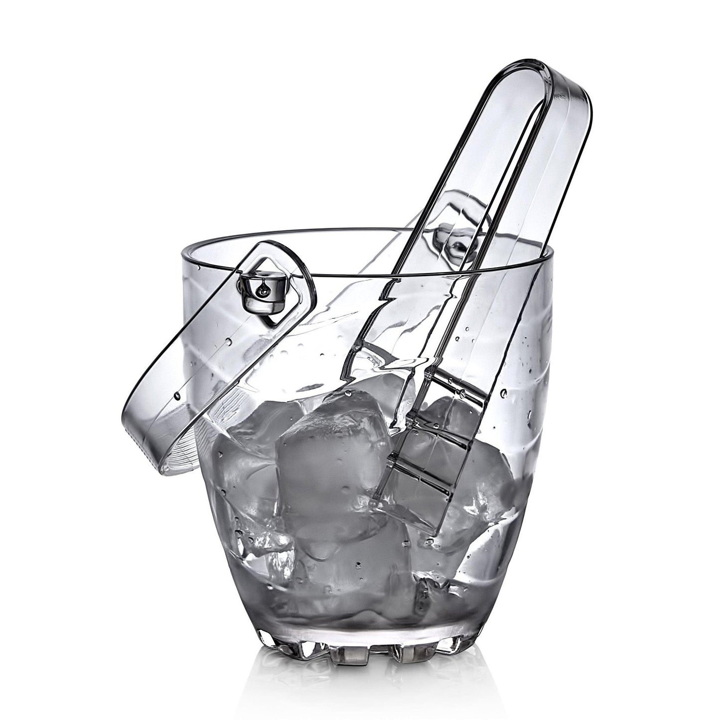 Polycarbonate Ice Bucket with Tong