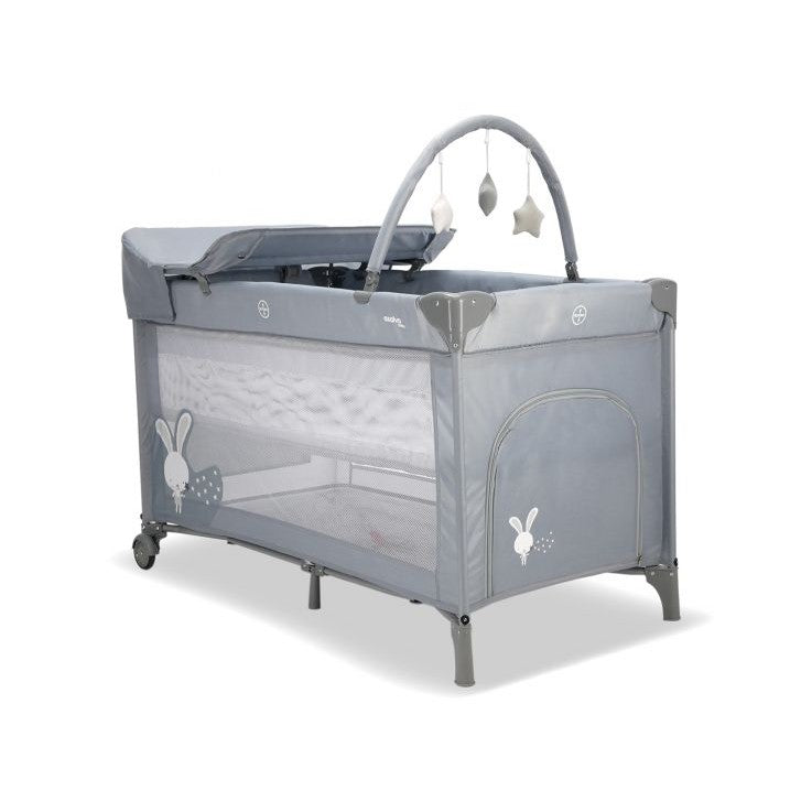 Tarvel Cot Complet Baby Rabbit Grey