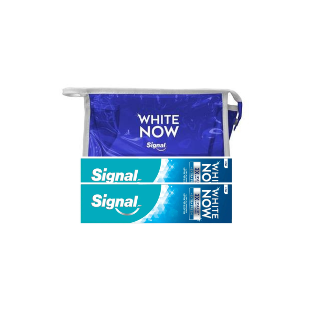 Buy 2 Signal White Now Extra Fresh 75ml @ 35% OFF Get Free Pouch