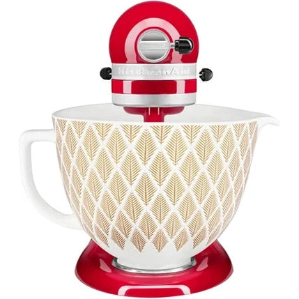 Kitchenaid 5 Quart Gold Conifer Ceramic Bowl