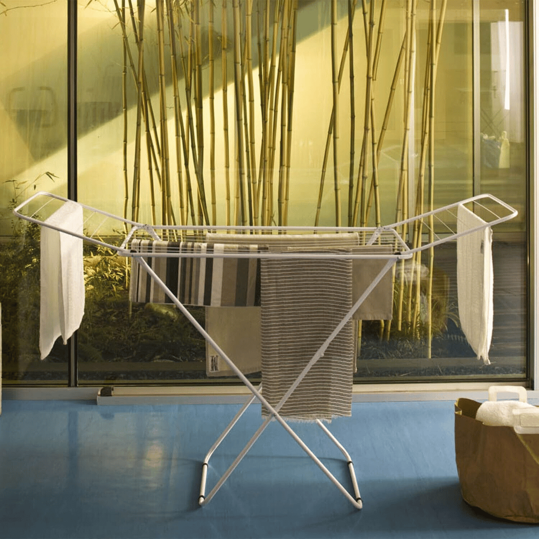 Gimi Dryer X-Leg Jolly Silver Steel, 18m Drying Length