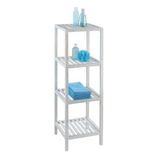 Household and bathroom shelf Norway, natural white By Wenko.de
