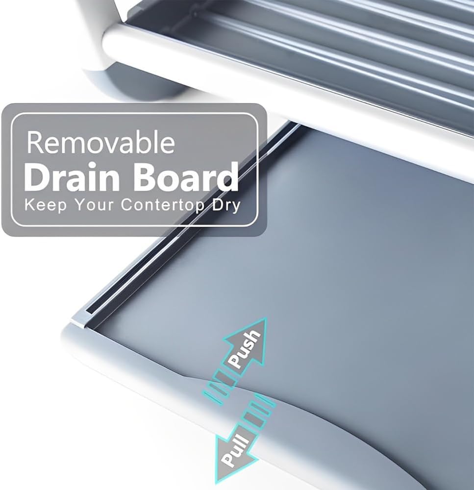 Binca Aluminum 2-Tier Dish Drying Rack ( Gold )