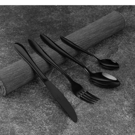 Berlinger Haus 24 Pcs Cutlery Set, Mirror, Black