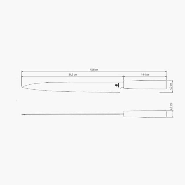 Tramontina 13 inches Yanagiba Knife 48.6 cm Blade with High Precision