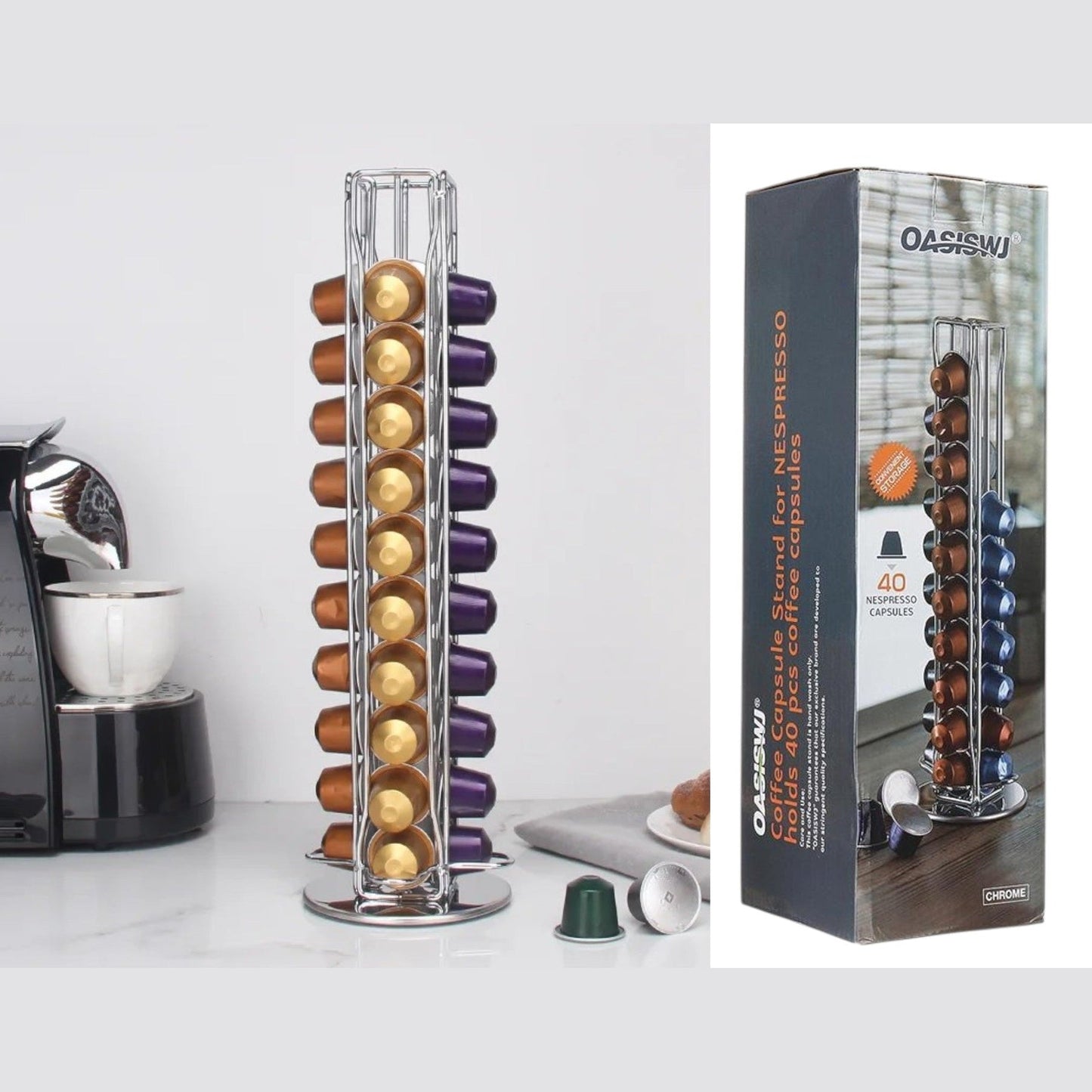 Nespresso Holder for 40 capsules