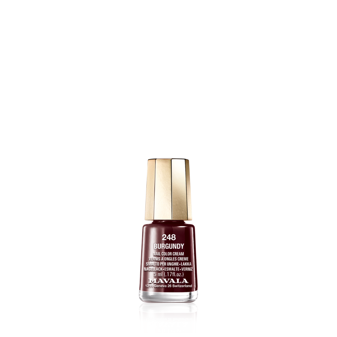 Mavala Burgundy Mini Nail Polish