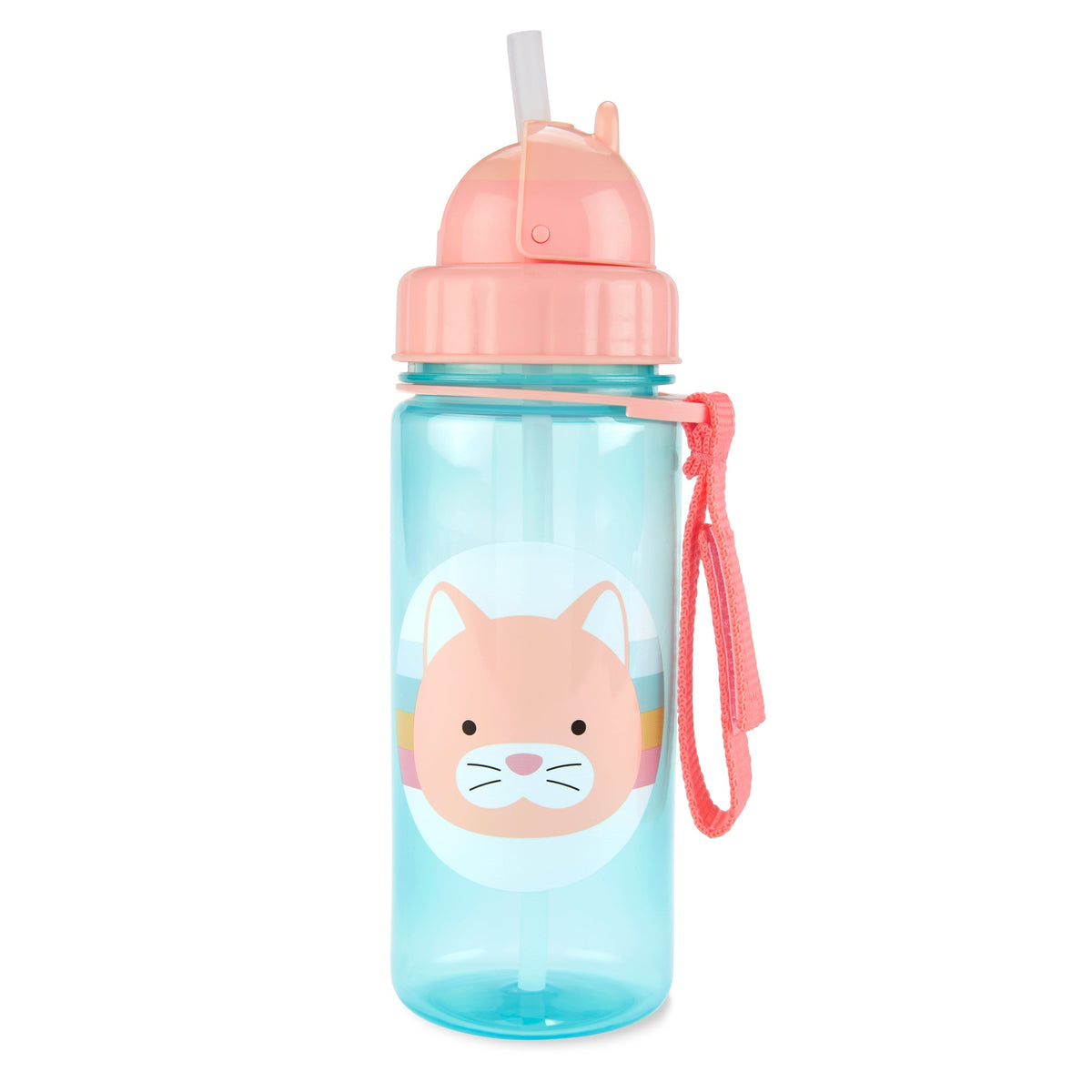 Zoo Straw Bottle Cat