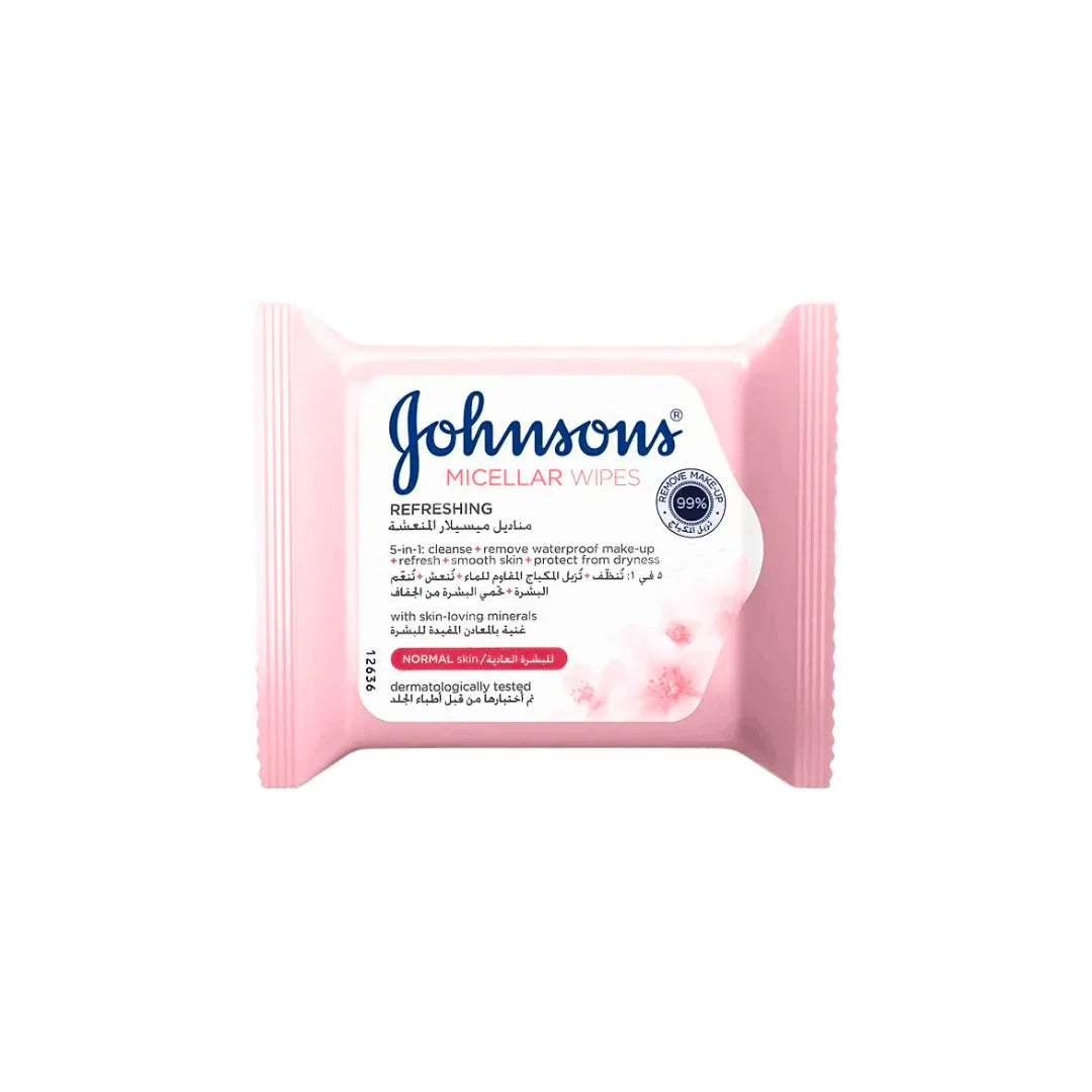 Johnson's Makeup Be Gone Micellar Cleansing Wipes (25 wipes)