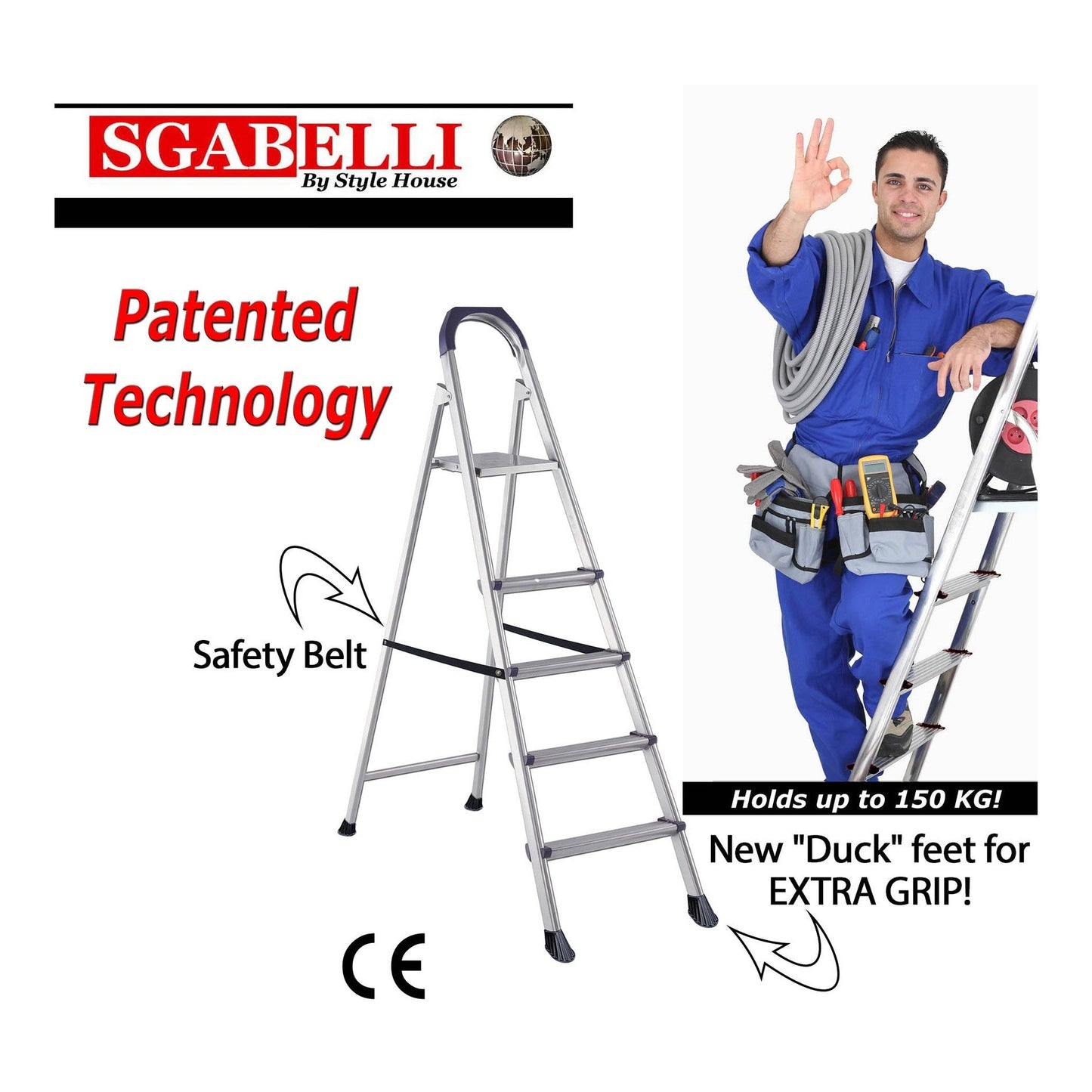 Iron Step Ladder 6 steps