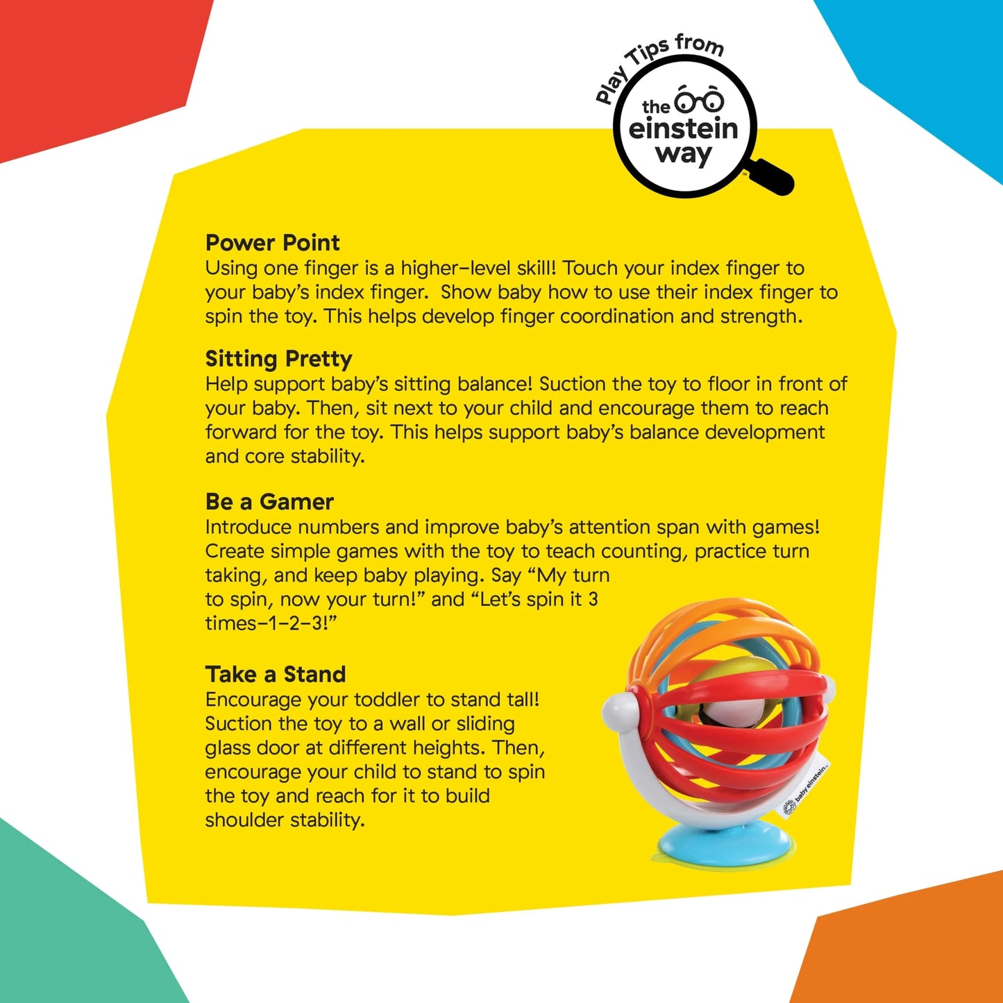 Kids2 - Be Sticky Spinner Peg Toy