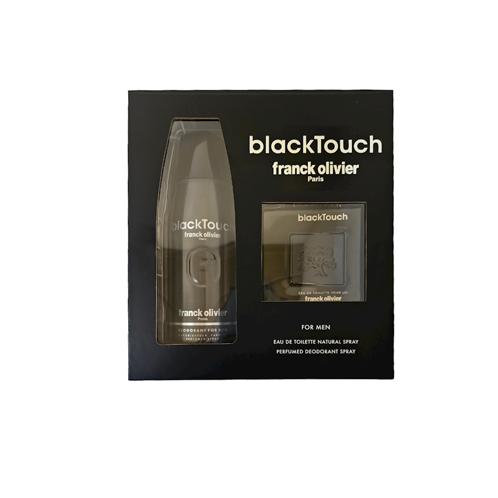 Franck Olivier Coffret Black Touch Eau de Toilette Men 100ml & Deodorant 250ml