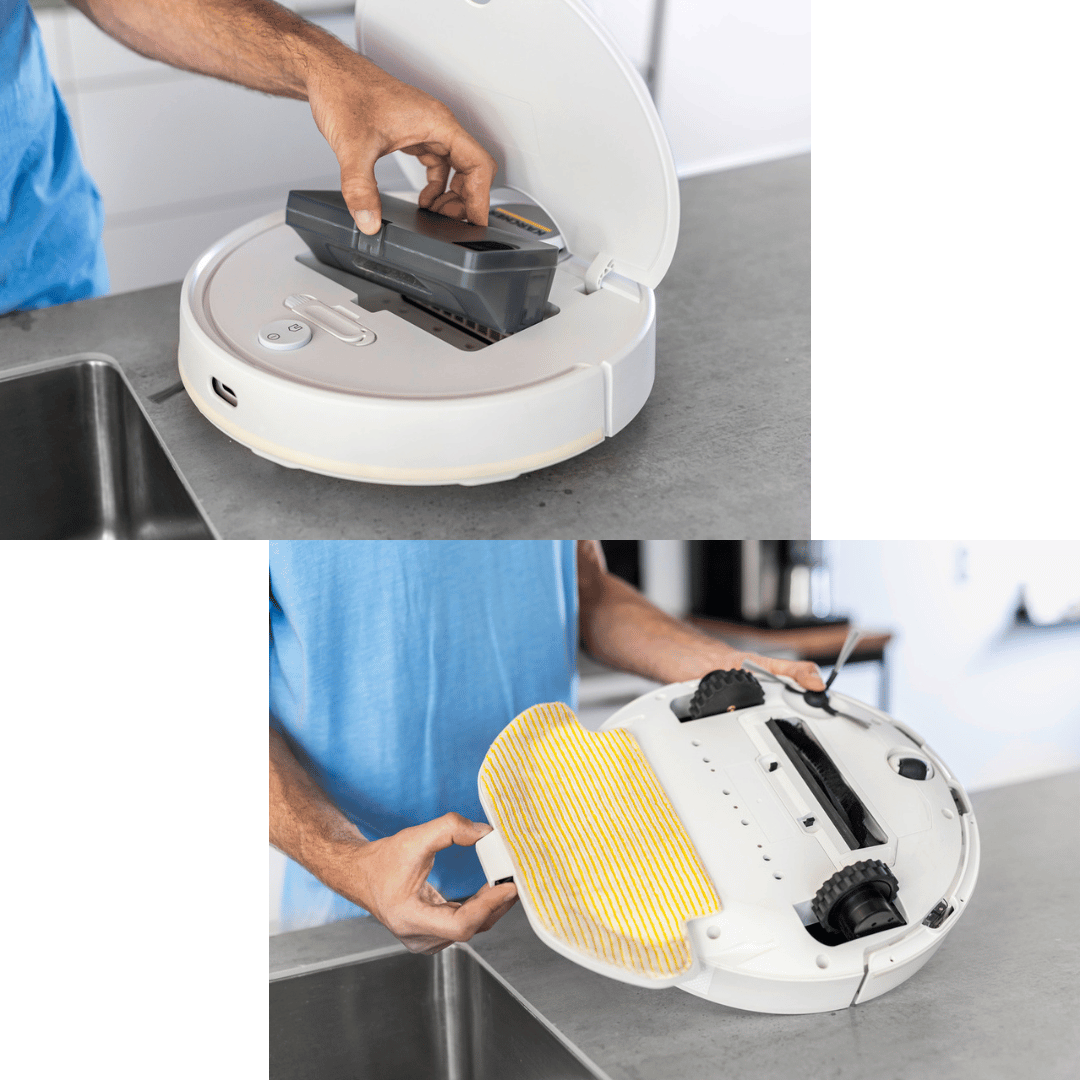 Karcher Robot Vacuum Cleaner With Wet Moping Function RCV3