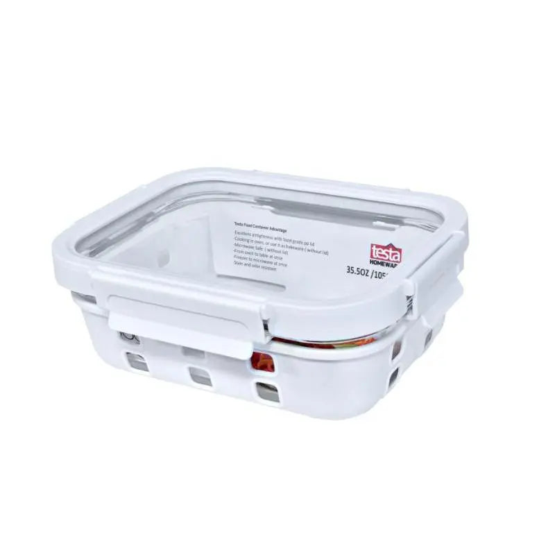 Testa Food Container 1050 ml. Rectangle (H.E)