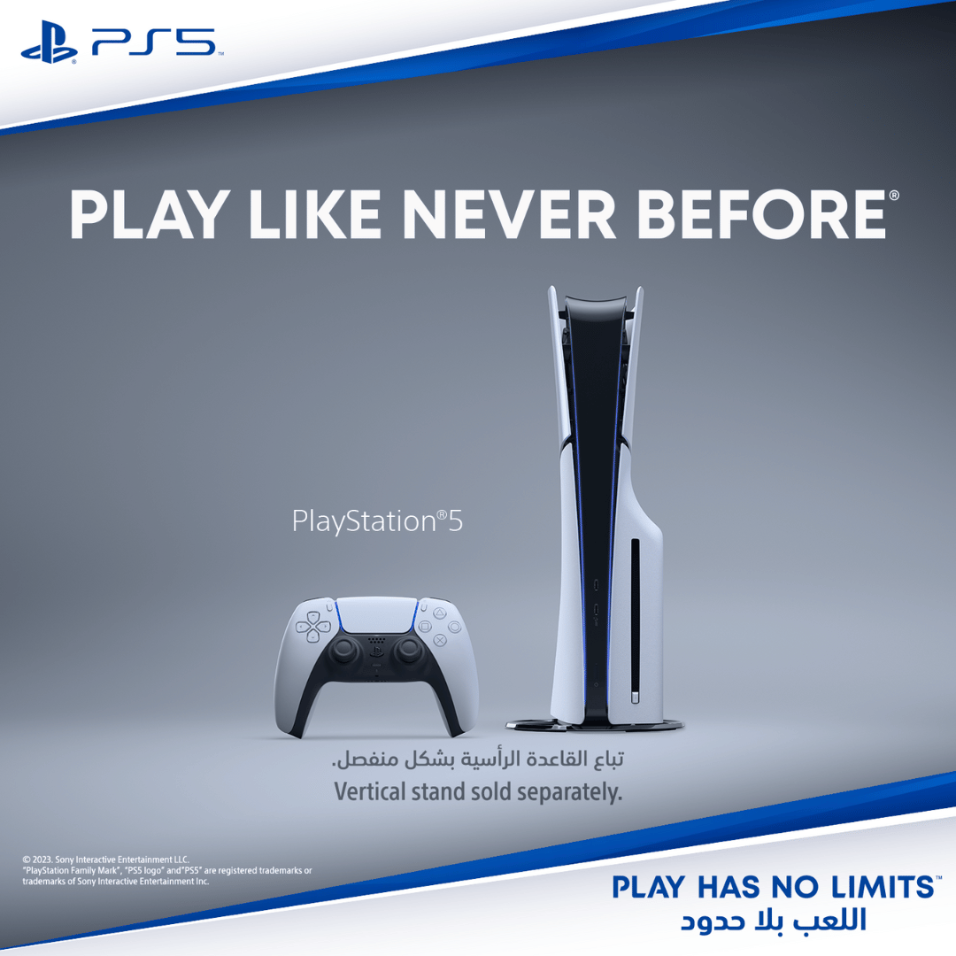 PlayStation PS5 Slim Console with 2 Years Warranty CFI-2116A01Y