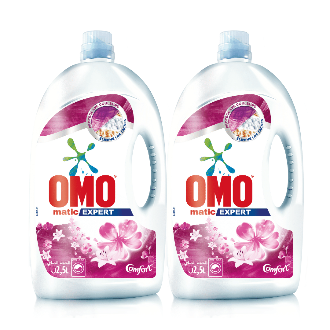 Omo Laundry Matic Comfort, Pack of 2 x 2.5L, Special Price