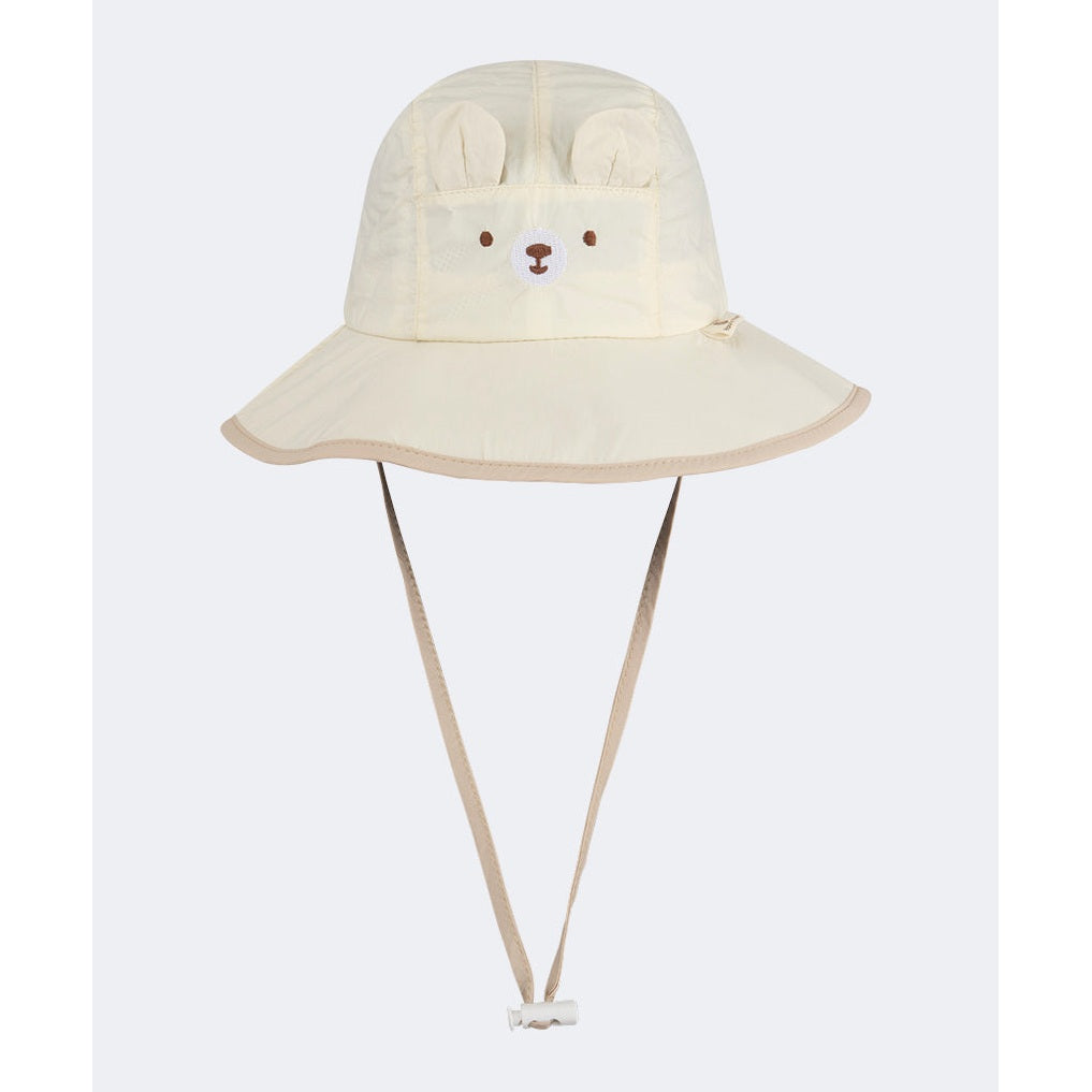 Oil And Gaz Stylish Kids Beach Bucket Hat Light Beige - Medaid International