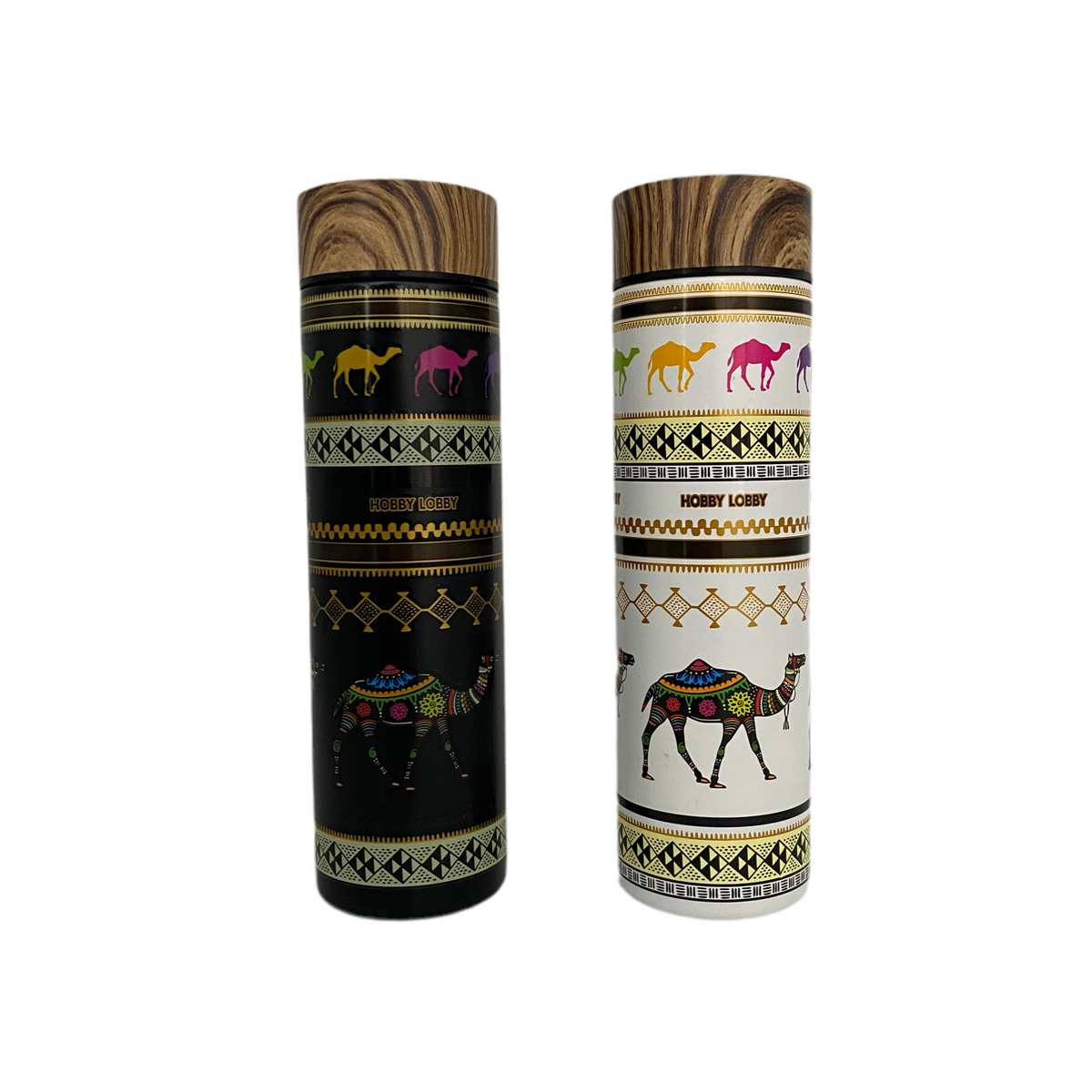 2 PCs Stainless Steel Vacuum Flask Set