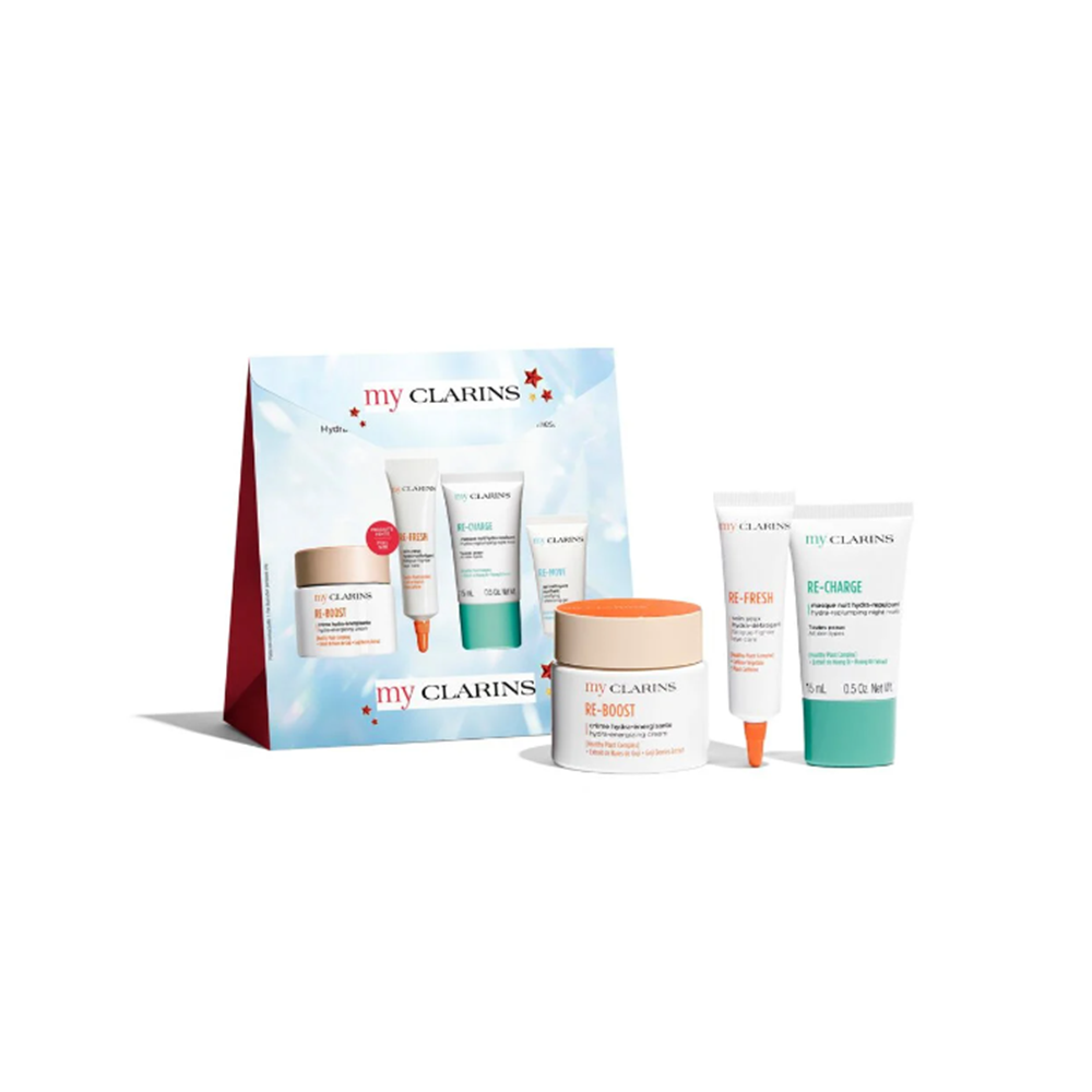 Clarins Energizing Cream+Eye+Mini Mask Nuit Gift Set - Medaid International