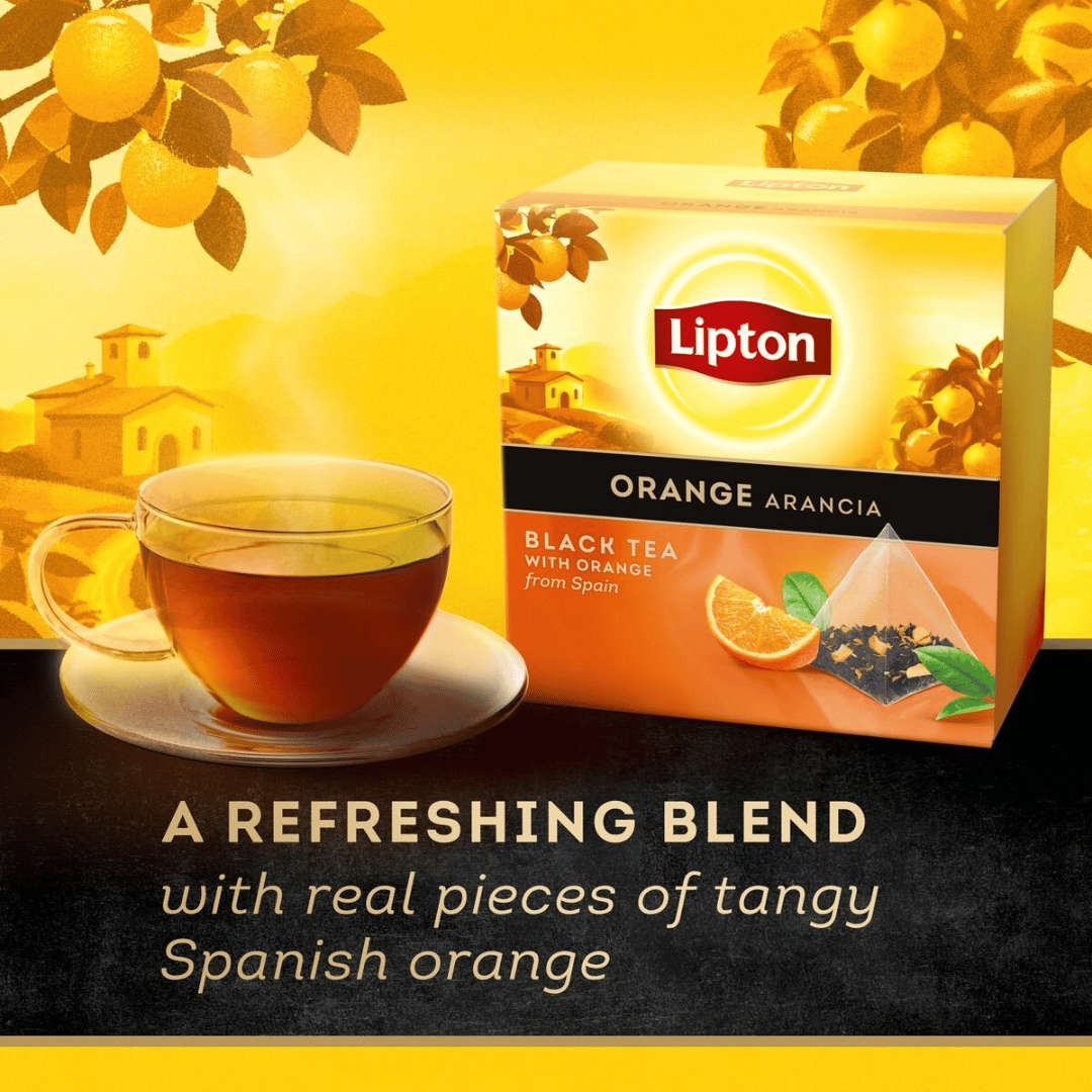Lipton Orange Black Tea, Pyramide 20s