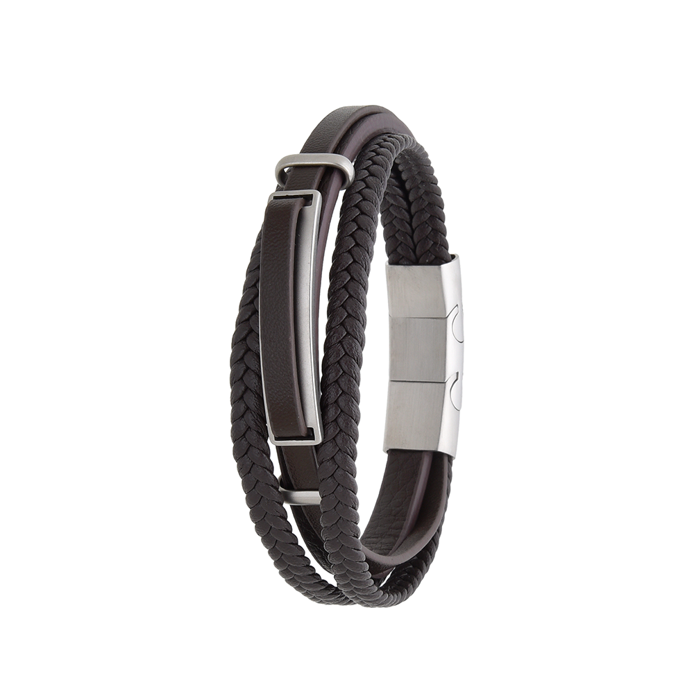 Polo Exchange Men Bracelet ST46-DSC0067 Black - Medaid International