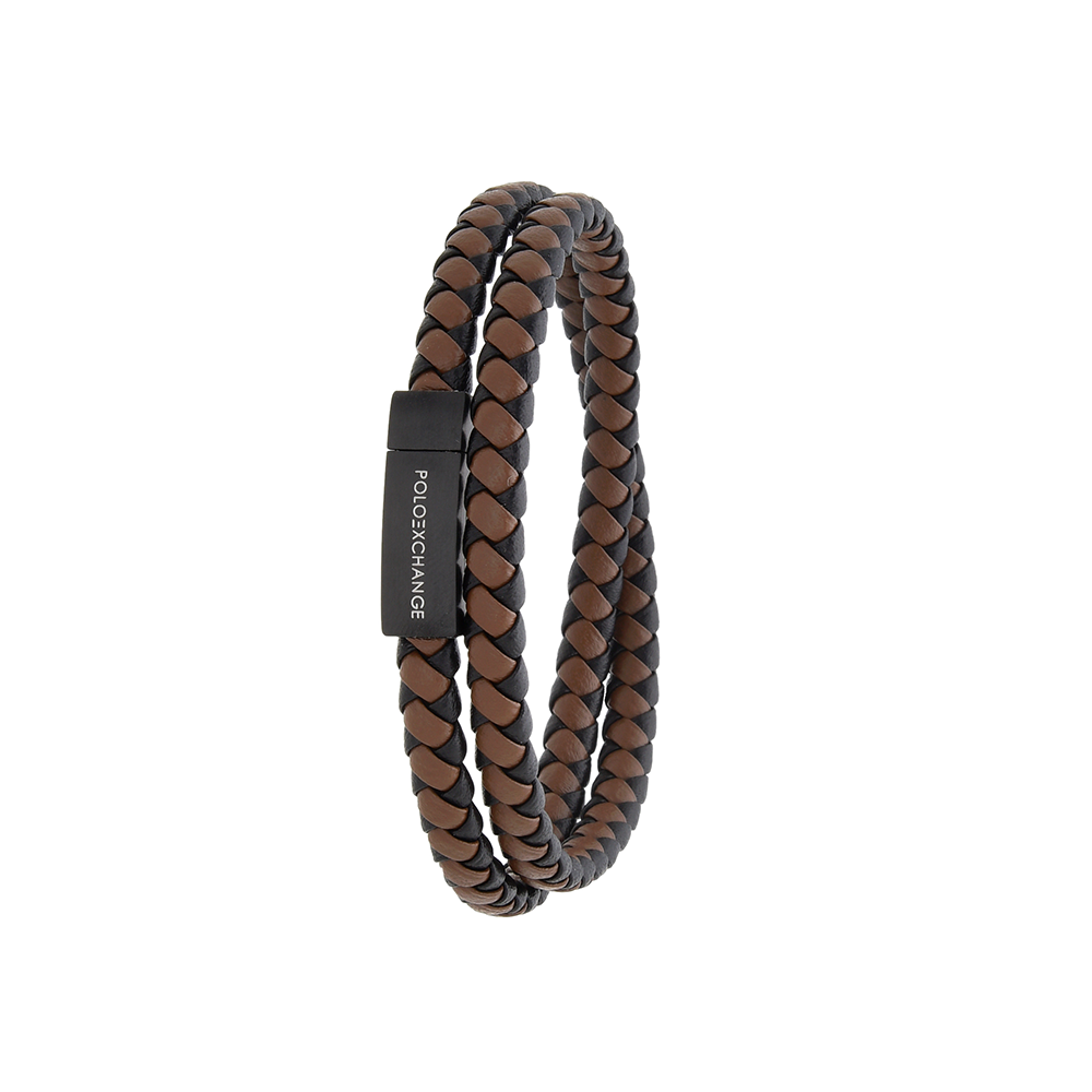 Polo Exchange Men Bracelet ST46-DSC0113 Coffee - Medaid International