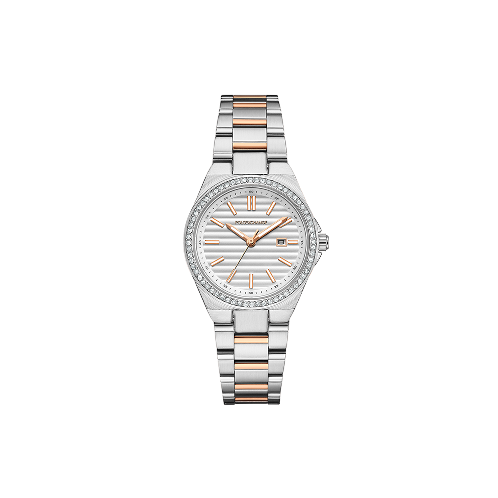 Polo Exchange Two Tone Watch For Her PXW460-06 - Medaid International