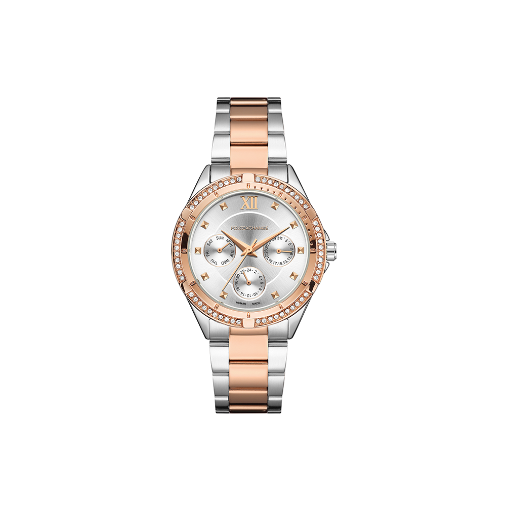 Polo Exchange Two Tone Watch For Her PXW462-02 - Medaid International