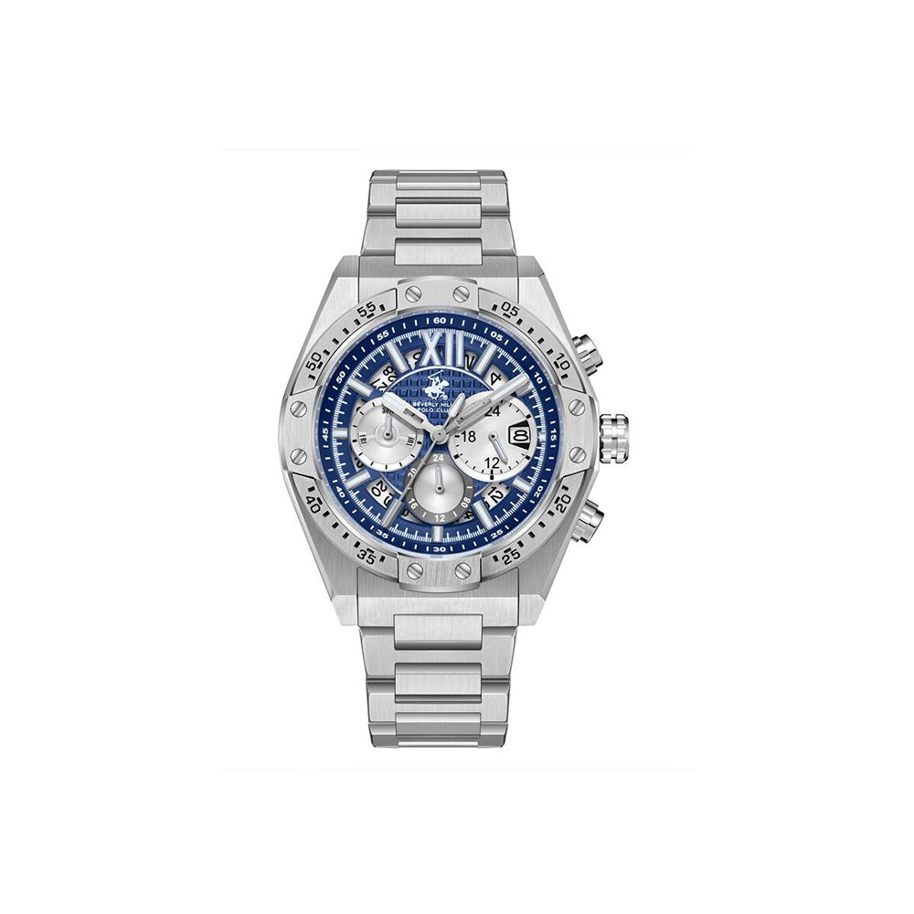 Beverly Hills Metal Silver Watch For Him BP3743X.390 - Medaid International